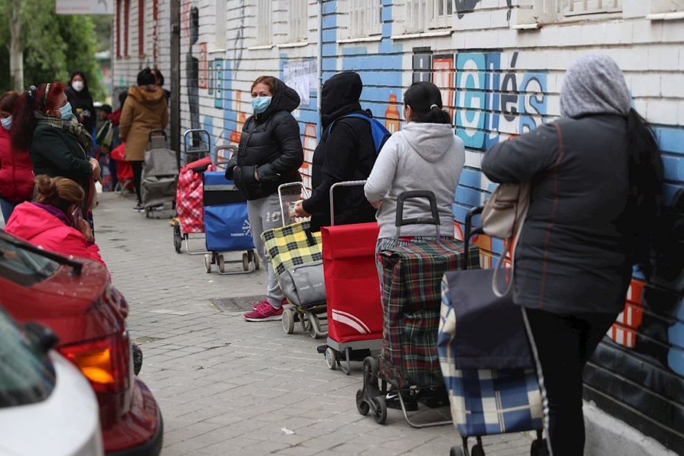 La pobreza severa avanza en España
